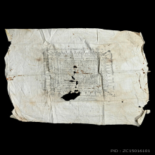 ผ้ายันต์ ๑๐๘ หลวงพ่อรุ่ง วัดท่ากระบือ จ.สมุทรสาคร 