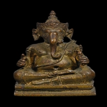 รูปหล่อพระพิฆเนศ จำลององค์ประธานโบสถ์พราหมณ์ ปี 30 