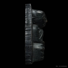 หลวงพ่อทวด วัดช้างให้ ปี 2505 หลังหนังสือใหญ่ วงเดือน