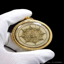 องค์พ่อจตุคามรามเทพ ปี30รุ่นแรก(พิมพ์เล็ก)ขาวปัดทอง