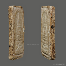 พระสมเด็จบางขุนพรหม พิมพ์ฐานคู่ (ชำรุด 1ที ไม่โดนองค์พระ)