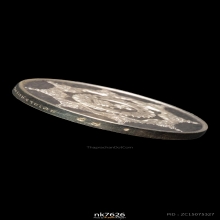 องค์พ่อจตุคาม รุ่นบูรณะเจดีย์ลายปี 45 เนื้อเงิน พิมพ์ใหญ่