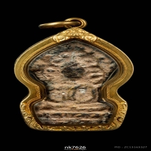 พระเชียงแสนสมาธิเล็ก มาพร้อมเลี่อมทอง