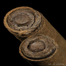 ตะกรุดกระดาษสาถักเชือกพอกผง หลวงพ่อผุด วัดวังเวียน