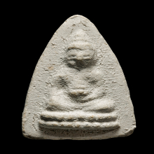 พระพุทโธน้อย พิมเล็ก เนื้อผง ปากอ้าตาเหลี่ยม