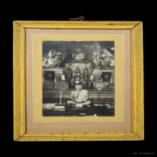 รูปถ่ายบูชา หลวงปู่เหรียญ วัดหนองบัว ปี2485