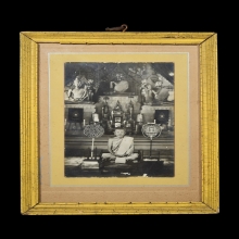 รูปถ่ายบูชา หลวงปู่เหรียญ วัดหนองบัว ปี2485