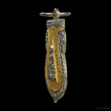 เหรียญเสมาพระพุทธโสธร ปี 2509 เนื้อเงินกะไหล่ทองลงยาสีเหลือง