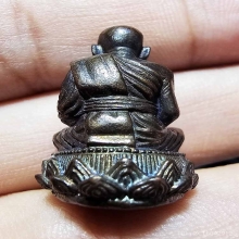 รูปหล่อเบ้าฉีด สร้างมณฑป ปี 40 เนื้อนวะโลหะ ผิวปรอททั้งองค์