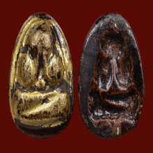 ปิดตาหลวงพ่อภุชงค์ วัดช่องลมพิมพ์ใหญ่ลงลักปิดทองสภาพสวย