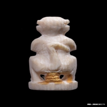 สี่หูห้าตาครูบาบุญยัง วัดห้วยน้ำอุ่น เนื้องาช้าง ตะกรุดเงิน