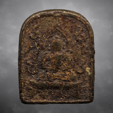 พระพุทธชินราช หลังเรียบ วัดสามปลื้ม ปี 2475