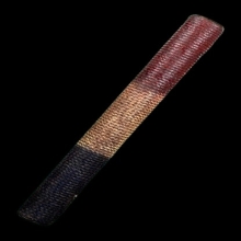 ตะกรุดโทนหลวงพ่อทบ วัดชนแดน เนื้อทองแดง ถักเชือก ลายธงชาติ