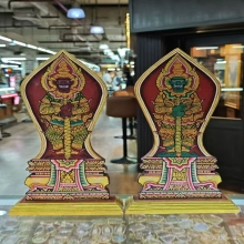 ครูบาบุญยัง แท่นไม้บูชา ท้าวเวสสุวรรณ ปี 2560