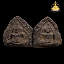 ขุนแผนพลายคู่กรุวัดบ้านกร่าง พิมพ์หน้ายักษ์ หายากเนื้อจัดมาก