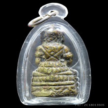 รูปหล่อฤษีถือหม้อน้ำมนต์หลวงพ่อห้อง วัดช่องลม ปีพ.ศ.2485 