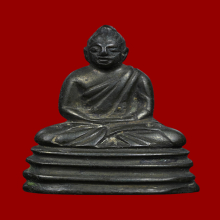 พระชัยวัฒน์ผมหวี รุ่นแรก วัดมกุฏกษัตริยาราม ปี 2478