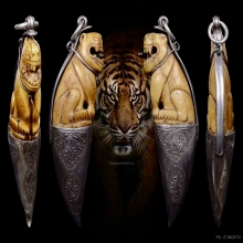 เขี้ยวหมีแกะเสือ เก่าโบราณ ไม่ทราบสำนัก