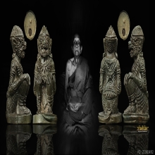 หนุมานกายสิทธิ์ หลวงพ่อคง วัดวังสรรพรส ปี 2529 เนื้อนวโลหะ