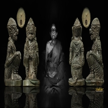 หนุมานกายสิทธิ์ หลวงพ่อคง วัดวังสรรพรส ปี 2529 เนื้อนวโลหะ