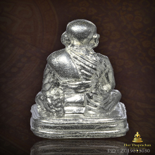 รูปหล่อหลวงปู่ทวดเลขใต้ฐาน(เบตง) พ่อท่านเขียว เนื้อเงิน