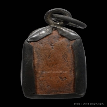 พระนาคปรกเนื้อดิน เก่าไม่ทราบที่เลี่ยมเงินเก่า