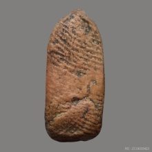 พระปรกตัวหนอน ฐานสามชั้น เนื้อดิน สมเด็จพระพุฒาจารย์ (นวม)