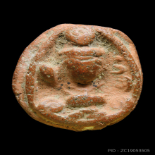 พระเนื้อดิน2หน้าพิมพ์อุปคุตหลังพระนารายณ์