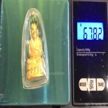 หลวงพ่อทวดพิมพ์บัวรอบรุ่นแรก ปี2534 วัดทรายขาว เนื้อทองคำสวย