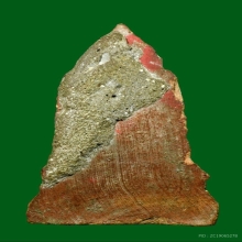 พระโคนสมอ ลงรักปิดทองร่องชาด เนื้อดินเผา พิมพ์มารวิชัย