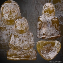 พระสังกัจจายน์ บุศราคัม กรุฮอด ขนาดบูชา 4 นิ้วเต็ม