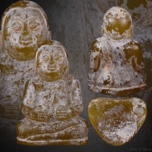 พระสังกัจจายน์ บุศราคัม กรุฮอด ขนาดบูชา 4 นิ้วเต็ม