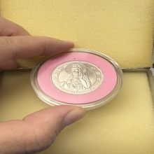 พระโพธิสัตว์กวนอิม วัดช่องลม รุ่นแรก เนื้อเงิน ปี38 ผิวกระจก