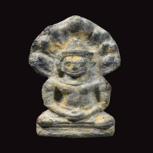 พระนาคปรก พิมพ์ฐานชั้นเดียว กรุวัดสระแก จ.นครราชสีมา