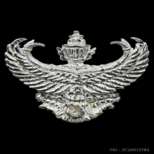 พญาครุฑ๙ หน้ามหาเศรษฐี อ.วราห์ (พิมพ์เล็ก)เงินลงยา+บัตรสมาคม