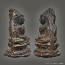 พระชัยวัฒน์ท่านเจ้ามา วัดสามปลื้ม พิมพ์ฐานสูง