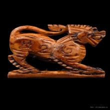 สิงห์สามขวัญ หลวงปู่เหรียญ วัดหนองบัว (หน้ามังกร)