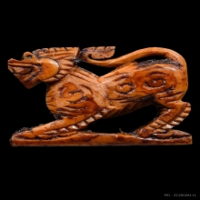 สิงห์สามขวัญ หลวงปู่เหรียญ วัดหนองบัว (หน้ามังกร)