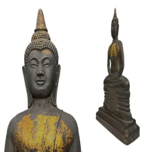 พระบูชาหลวงพ่อโสธรแผ่นปั้มครึ่งซีก ปี 2497