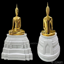 หลวงพ่อทองคำสุโขทัยไตรมิตรพระจอมเกล้าลาดกระบัง ปี 2566