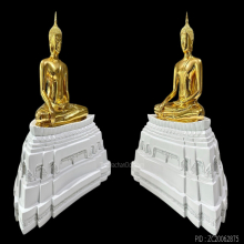 หลวงพ่อทองคำสุโขทัยไตรมิตรพระจอมเกล้าลาดกระบัง ปี 2566