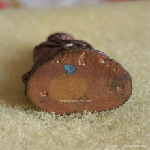 พระกริ่งหลวงพ่อจาด ออกวัดท่ากระทุ้ม เนื้อนวโลหะ ปี 37