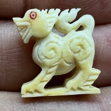 สิงห์งาแกะหัวมังกร สวยมากเดิมๆ ศิลป์ดีหายาก