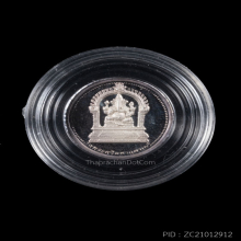 พระพิฆเนศ เนื้อเงินขัดเงา งานคเนศจตุรถี วัดแขกสีลม ปี 2555