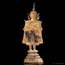 พระพุทธรูป สมัยรัตนโกสินทร์ ปางอุ้มบาตร สวยทองเดิม