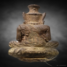 รูปหล่อปู่สิงห์สมิงพรายรุ่นแรก เนื้อสัมฤทธิ์เทดินไทย