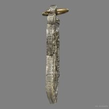  เหรียญเลื่อนหลวงพ่อทวดปี 08 อัลปาก้าเปลือย ตัดหยาบ(นิยม)