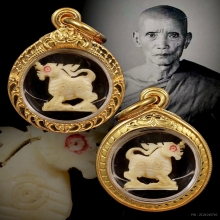 สิงห์สาริกายุคต้น หลวงพ่อมุ่ย วัดดอนไร่ จ.สุพรรณบุรี