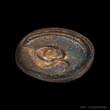 พระปิดตาล้มลุก หลวงพ่อสงฆ์ วัดเจ้าฟ้าศาลาลอย เนื้อนวะโลหะ