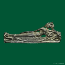 พระปางไสยาสน์เนื้อชินเงิน อยุธยา